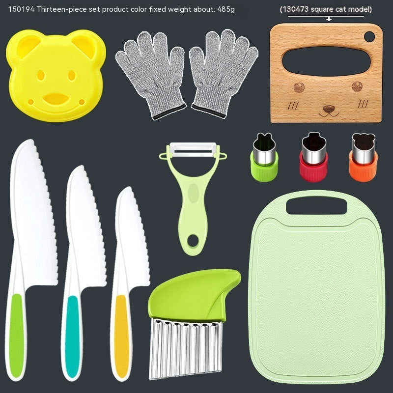 Children's Anti-cutting Gloves Cutting Board Fruit Knife 289e45cc b541 41d7 baee 7cba1462a6b5 trans