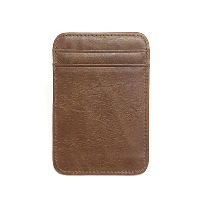 Genuine Leather Men Wallet Brown Coin Purse Small Mini Card 28af8d00 34f0 42cf 8e0a ee9fa2bc7a7f