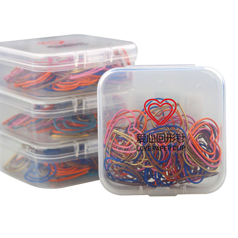 Boxed Colored Loving Heart Clip 50 Pcsbox 28b16f86 dbd4 46f7 93b4 7195357b63db