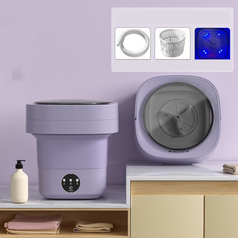 Mini Foldable Washing Machine Portable Mini Socks Underwear Panties Washing Machine Big Capacity 3 Models With Spinning Dry G