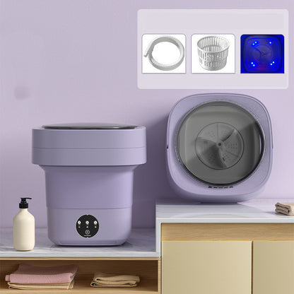 Mini Foldable Washing Machine Portable Mini Socks Underwear Panties Washing Machine Big Capacity 3 Models With Spinning Dry G