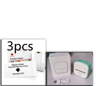 Portable Mini Thermal Label Printer Home Photo Printer Student Wrong Question Printer Bluetooth-compatible Mini Label Printer Price Tag - 图片 50