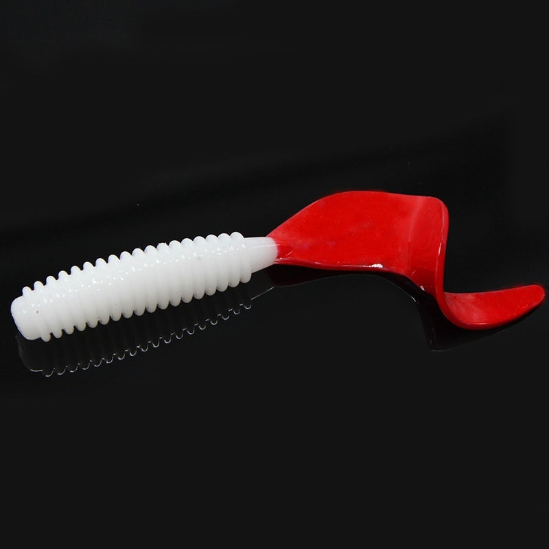 Fishing Gear Eight Colors Rolled Tail Fishy Luer Soft Lure Single Tail Bait 28ddf2d2 c6ed 47ee a5ef 38cf08b12535 trans