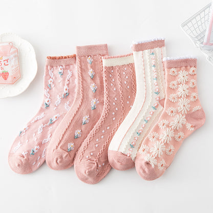 Harajuku Retro Embroidery Spring Kawaii Cute Socks 28f1de75 4404 4170 823c 96931e0663f3