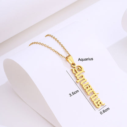 Stainless Steel Zodiac Necklace 28f4babf d492 4901 bc3f ef8c494544be
