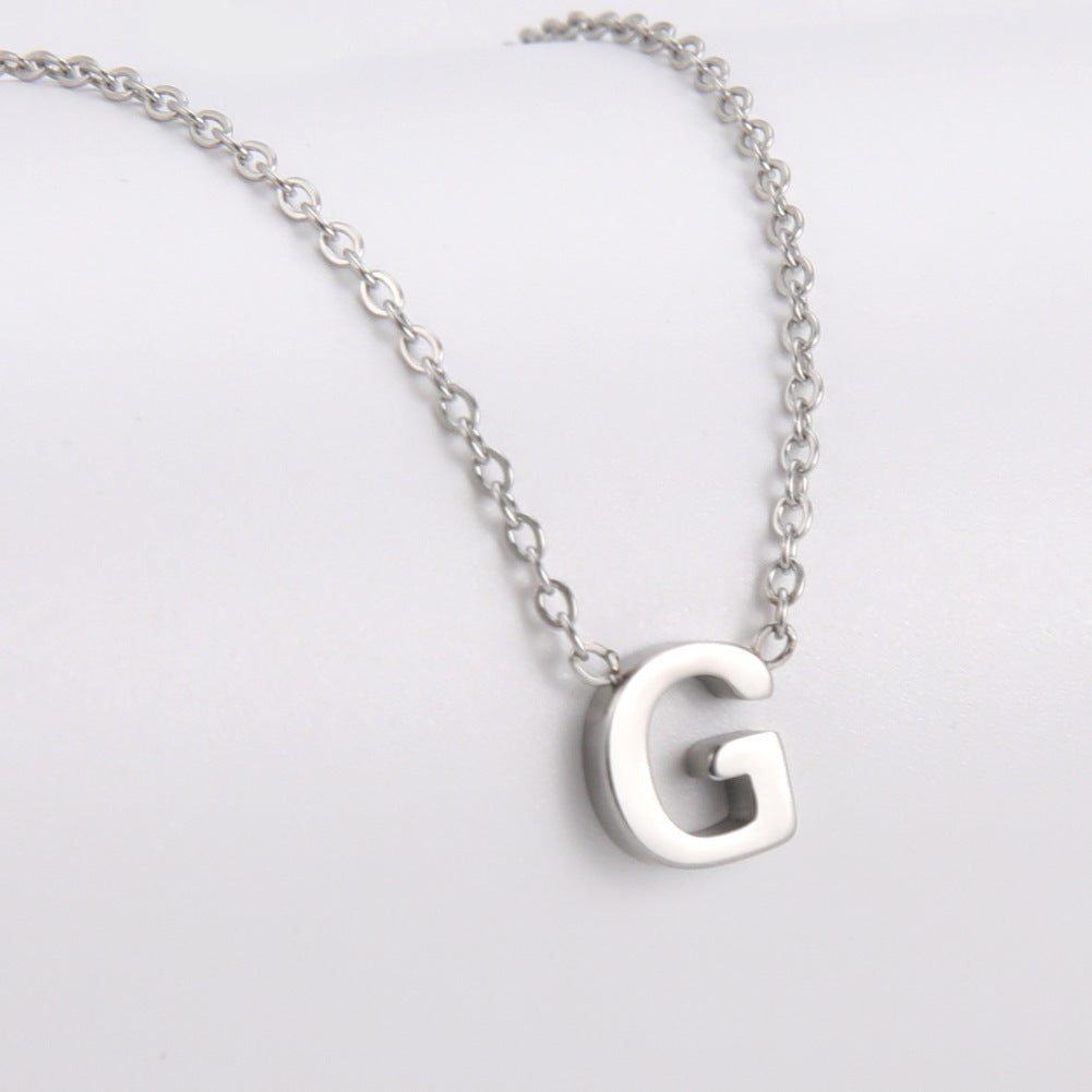 26 Letter Series Necklace For Girls - HD Wireless Product #3