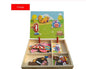 Montessori Magnetic Fun Puzzle Children's Wooden Puzzle Box Game Cartoon Educational Painting Toys For Children Gift Antistre