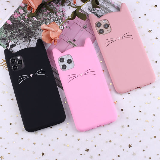 Cat ears and whiskers phone case 292623973668