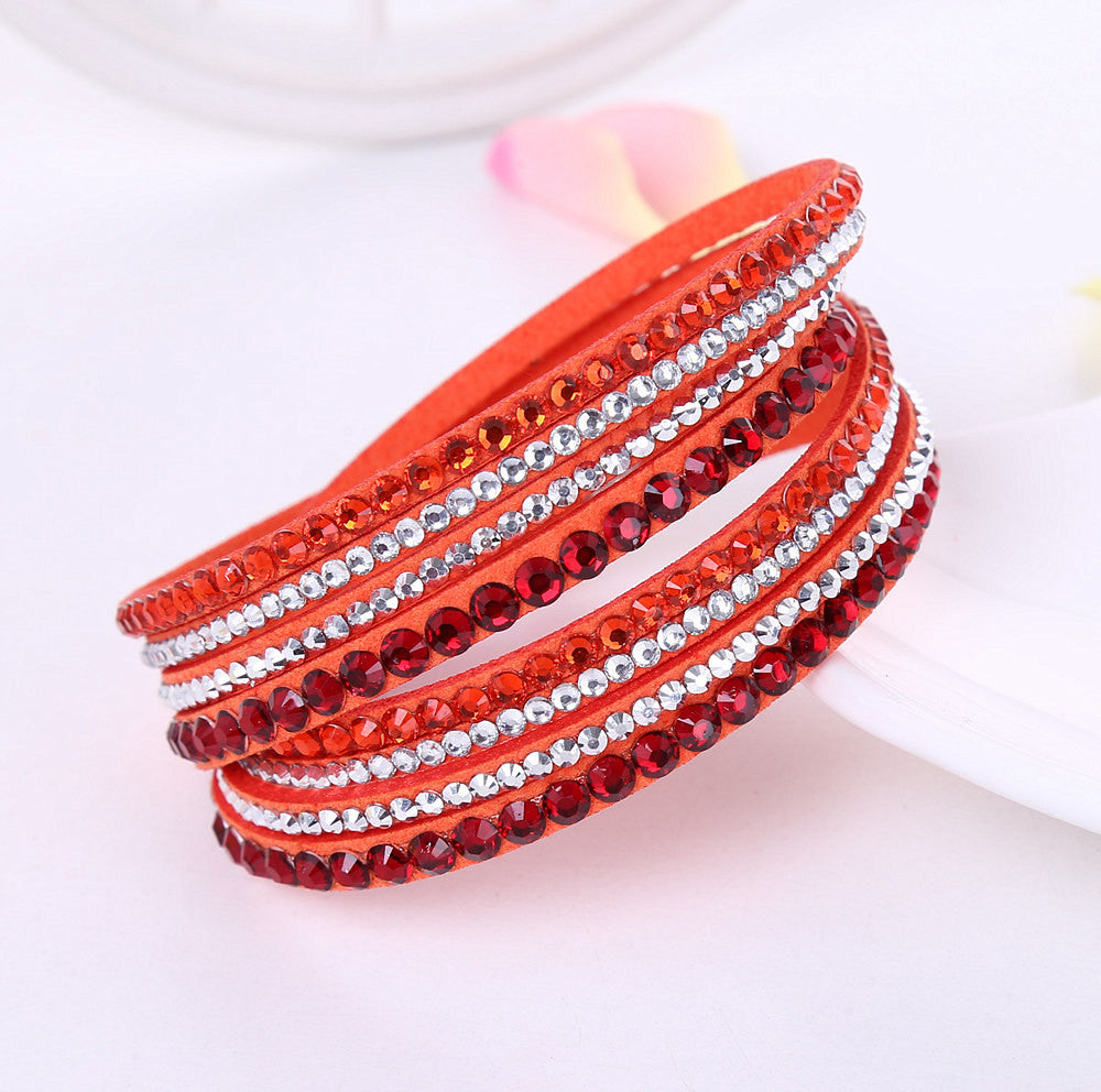 Korean velvet crystal bracelet 292724442816