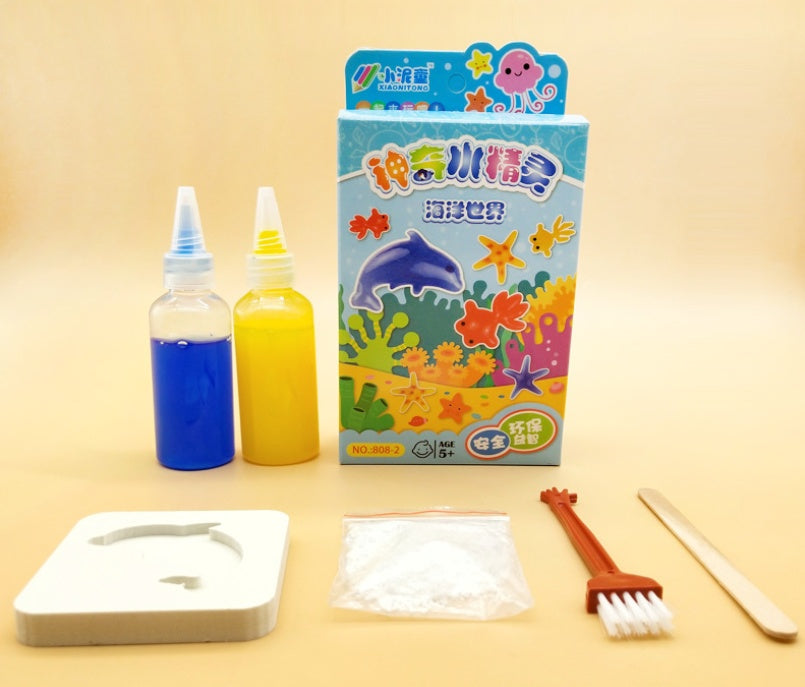 Children's Ocean Water Baby Crystal Mud DIY Water Elf Toy Set 292993867841
