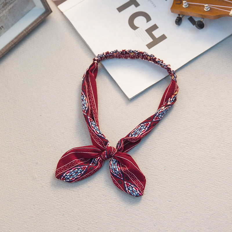 Big bow tie bunny ears headband 2930691004930