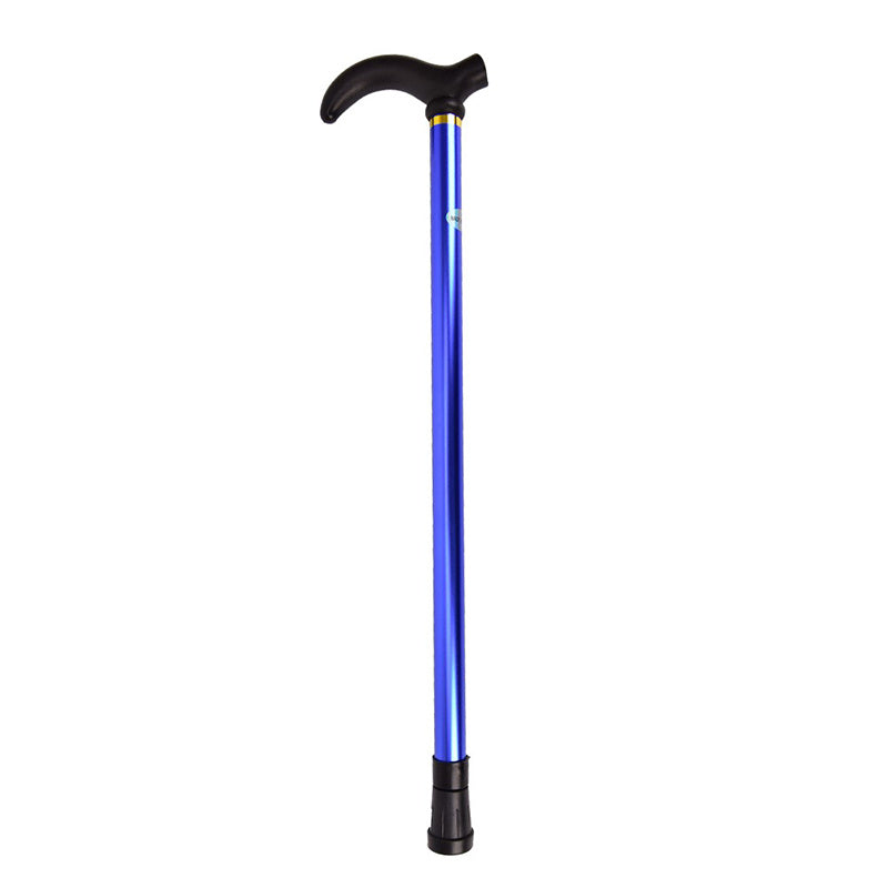 Telescopic Walking Stick Cane Hiking Rubber Tips 6 Grade Alpenstock for Elderly Aluminium Body Climbing Equipment 29391020077
