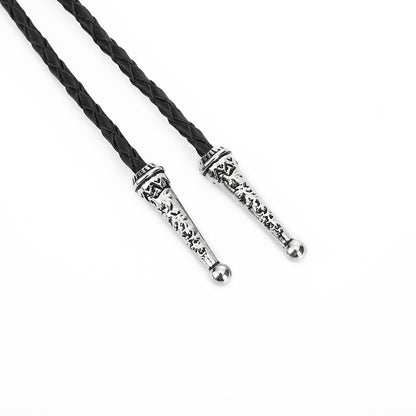 Handmade Turquoise Zinc Alloy Tie Bow Tie Sweater Chain