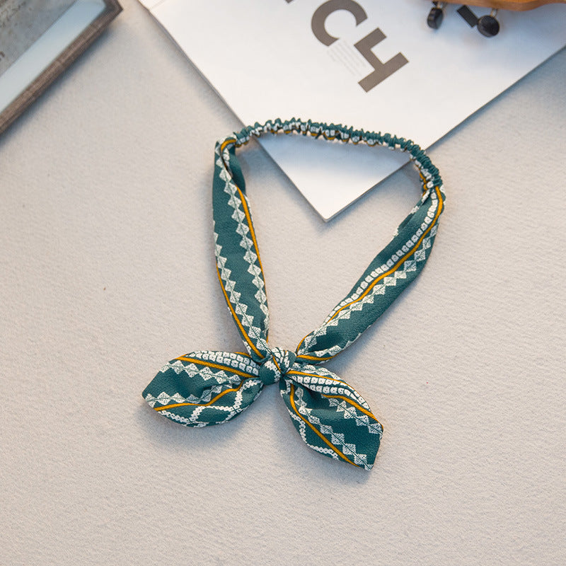 Big bow tie bunny ears headband 2942309057842