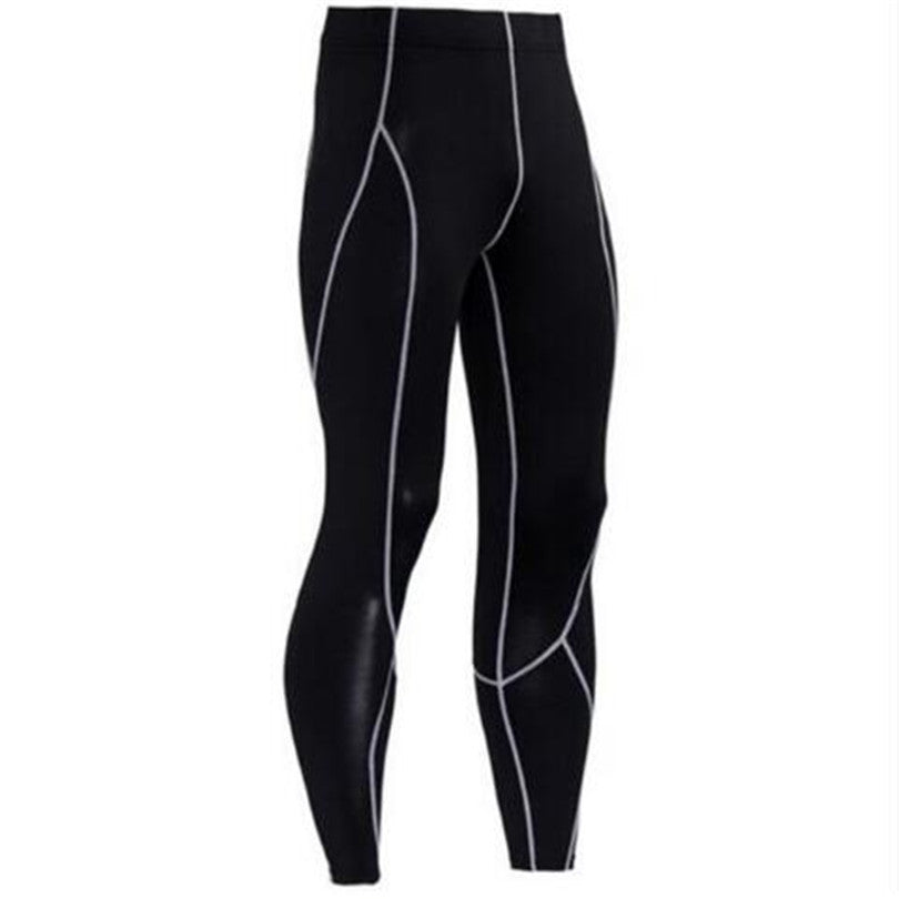 Summer Men's Blackout Compression Tight Fitting Pants 2943637123130