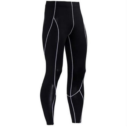 Summer Men's Blackout Compression Tight Fitting Pants 2943637123130