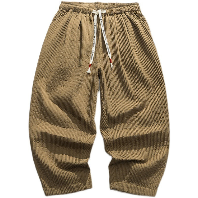 Men's Casual Pants Loose Solid Color Overalls Straight-leg Trousers 2945b731 adb9 4bff a047 3b7339c0ef7d