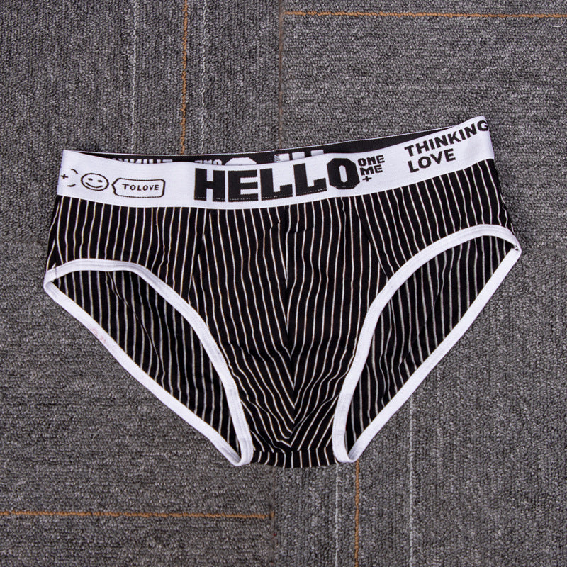 Striped Cotton Triangle Men's Briefs Low Waist Breathable Men's Underwear Briefs 2948063b f8cf 4847 b8cf 68132a7ce1db