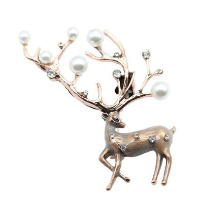 Fashionable and exquisite drip deer brooch 2950163200231