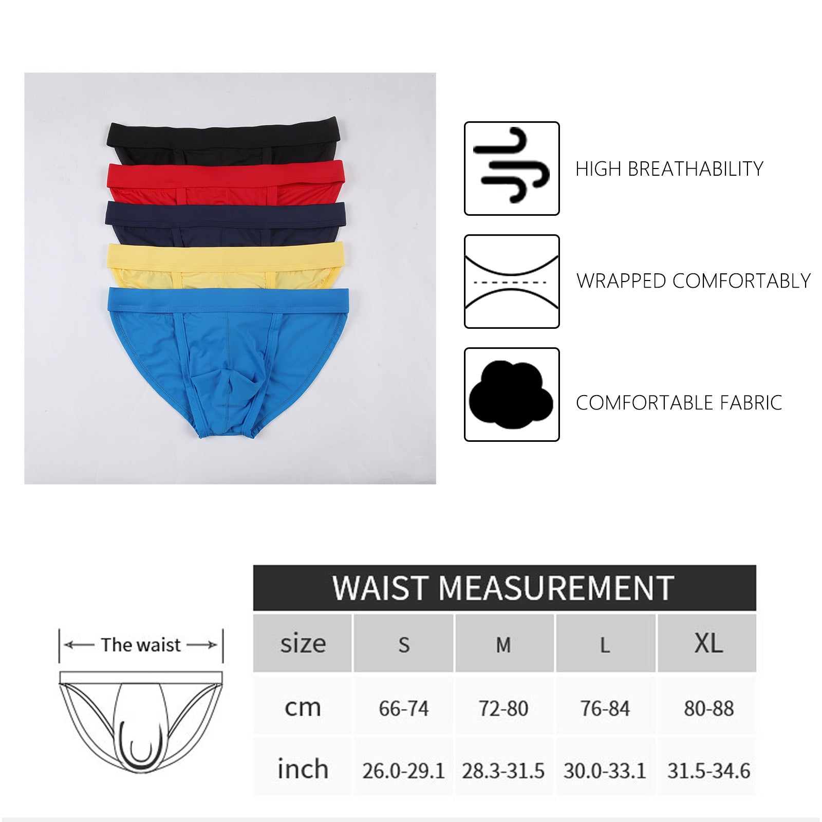 Low Waist Sexy Ice Silk Solid Color Underwear Men 295164ee 7019 4ad1 ae9a e83c382504f1