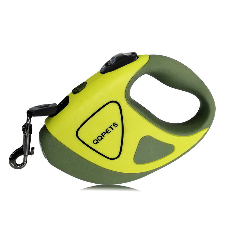 Pet Dog Automatic Retractable Fiber Leash Night Safety LED Shining Automatic Stretching Dog Hand Holding Rope Pet Supplies 29