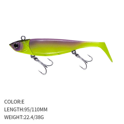 Tail Soft Bait Sea Fishing Lure Fish Type Jig Hook Tossing Fake Fish Weever Topmouth Culter 295a729c a046 4646 a72d 034a2cd85