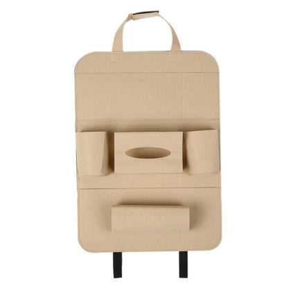 Auto Car Backseat Organizer Car-Styling Holder Multi-Pocket Seat Wool Felt Storage Multifunction Vehicle Accessories Bag 2962