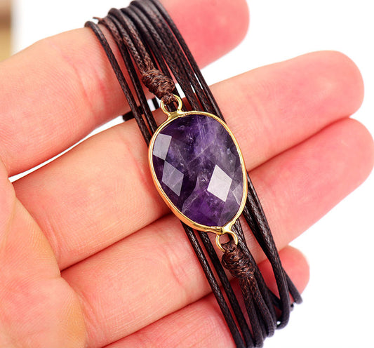 Amethyst ladies bracelet 29710847717383