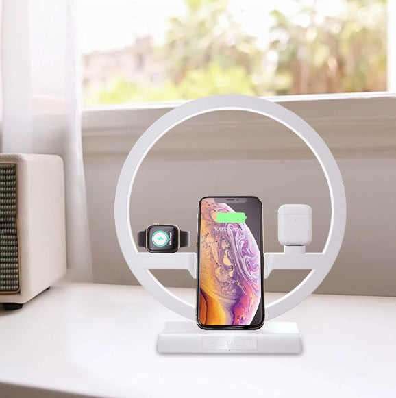 Wireless Quick Charger for 1Phone X XR  with LED Light - 图片 3