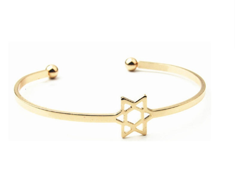 Women's Six-pointed Star Hollow Fashion Bracelet 29742ac5 0e65 4e87 8eb3 4a1b702fddeb