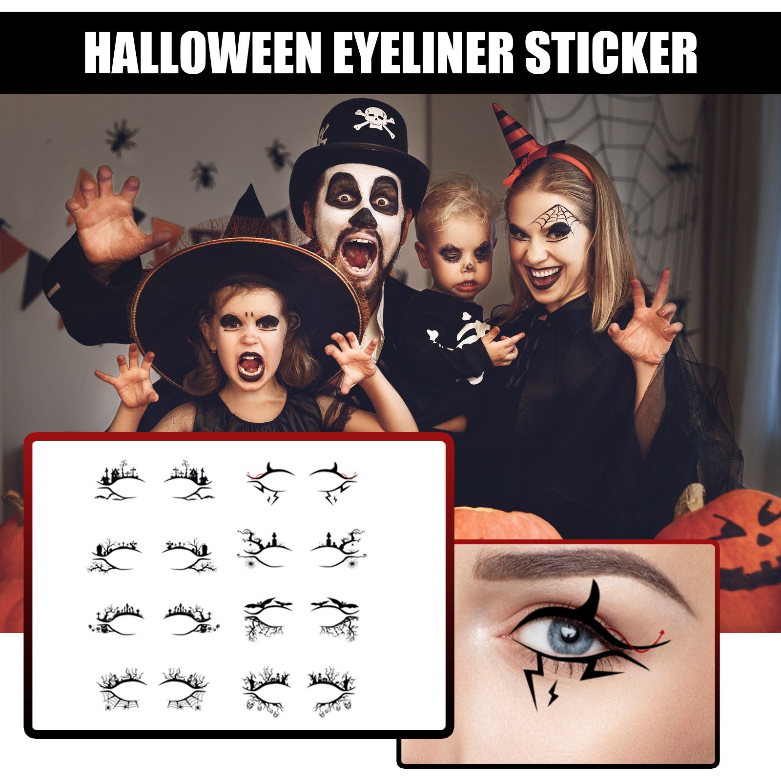 Halloween Eyeliner Stickers Party Makeup Tools 2979f09b 250a 4f95 9501 2ac70f2de49e