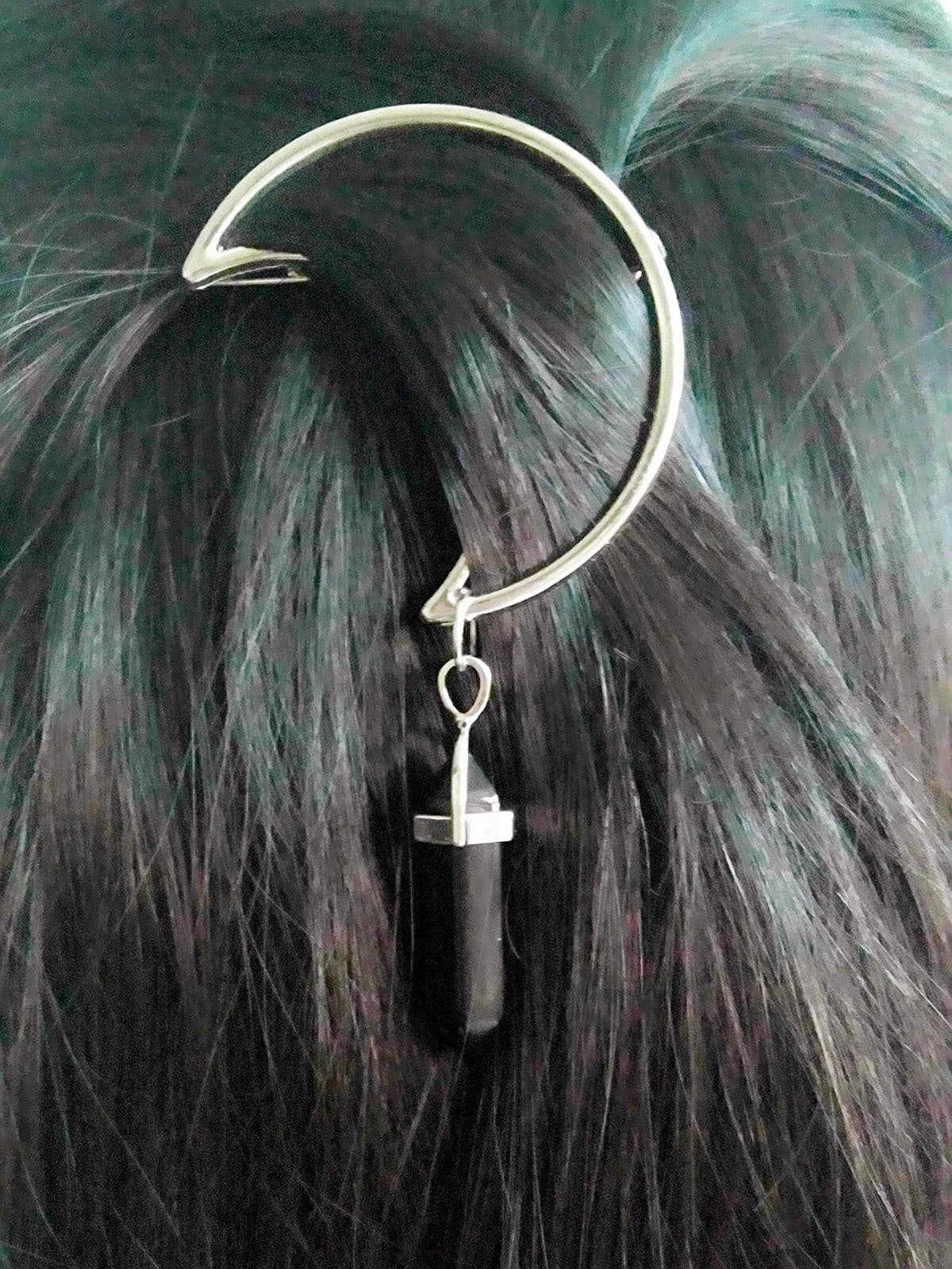 Moon hexagonal hairpin 29829195887972