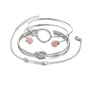 Classic Arrow Knot Round Crystal Gem Multilayer Adjustable Bracelet Set Women Fashion Party Jewelry Gift 298731634940 4604dee