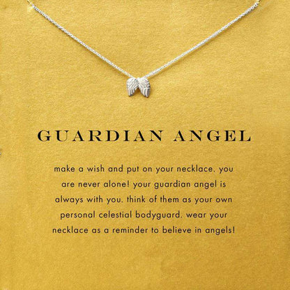 Angel Wings Alloy Clavicle Explosion Shakes with Money Chain Pendant 298932040620