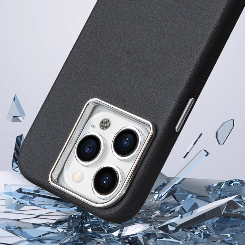 Silicone All-inclusive Leather Phone Case Magnetic Suction - 图片 4
