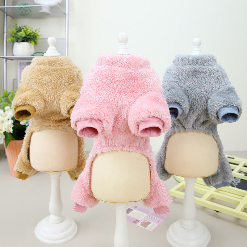 Pet Clothes Dog New Tricolor Pull Loop Four Leg Sweater Winter Keep Warm 298e8122 26aa 4bb1 966f 74c6fd4a3834