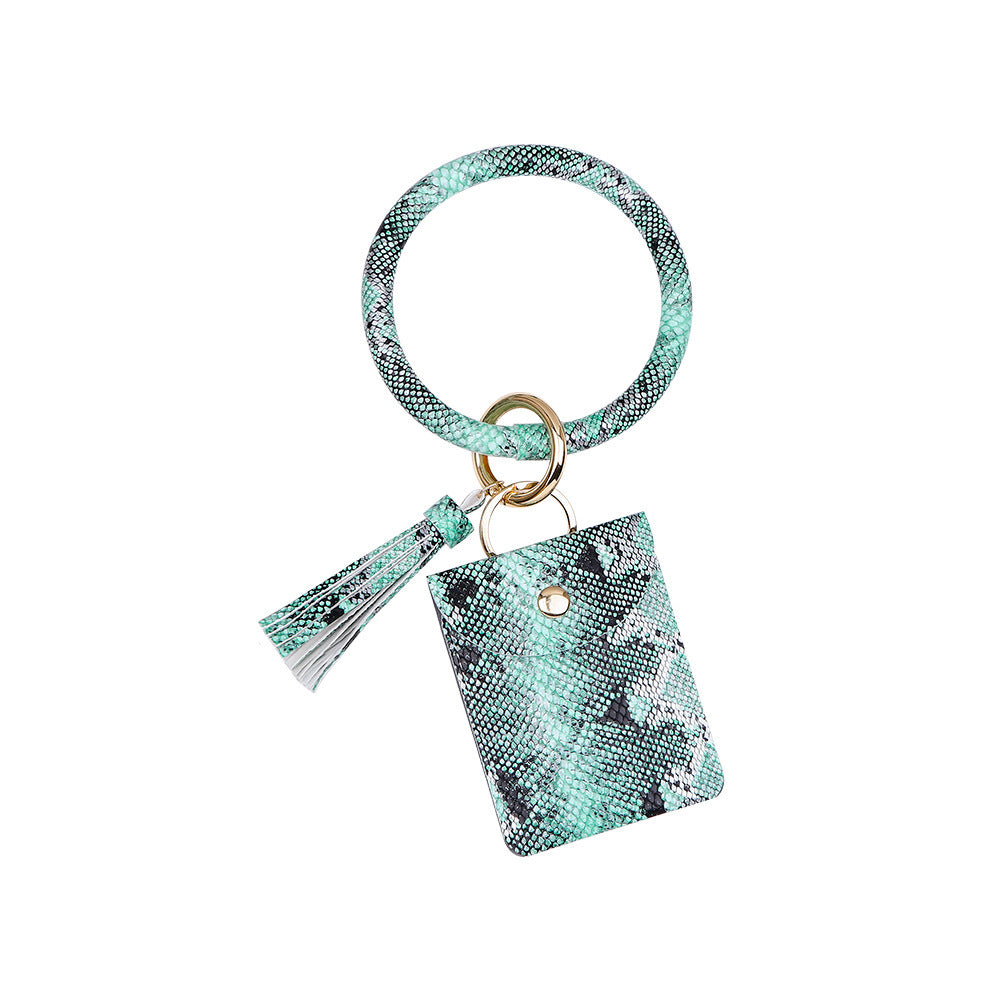 Leather Coin Purse Bracelet Keychain Ornaments PU Tassel Leather Card Bag DIY Wrist 29987ccb b65e 48b2 ab02 17b28b639dc3