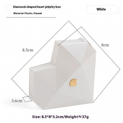 Simple Heart-shaped Diamond Surface Jewelry Storage Packaging Box 29a58cf5 a1dc 4ad3 9beb 2e00ac82787f trans