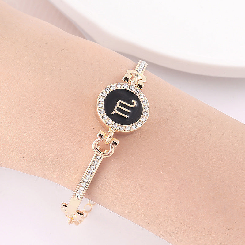 New Korean Style Fashionable Simple 12 Constellation Bracelet 29aabd10 678a 4064 b3ca e8a107d92969