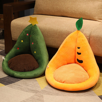 Kawaii Multifunction Plush Fruit Soft Stuffed Cactus Avocado Carrot Pillow Toys Home Office Decor Chair Seat Cushion 29b63073