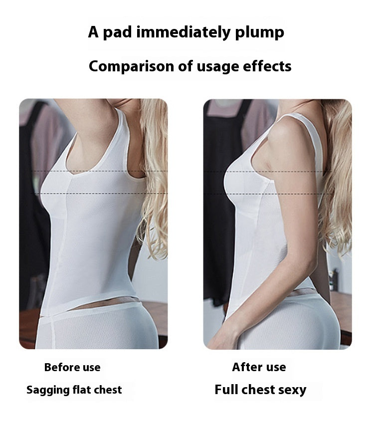 Double Sided Adhesive Sticky Bra Inserts Push Up Thick Sponge Breast Lift Pads Women Swimsuit Bikini Cup Enhancer