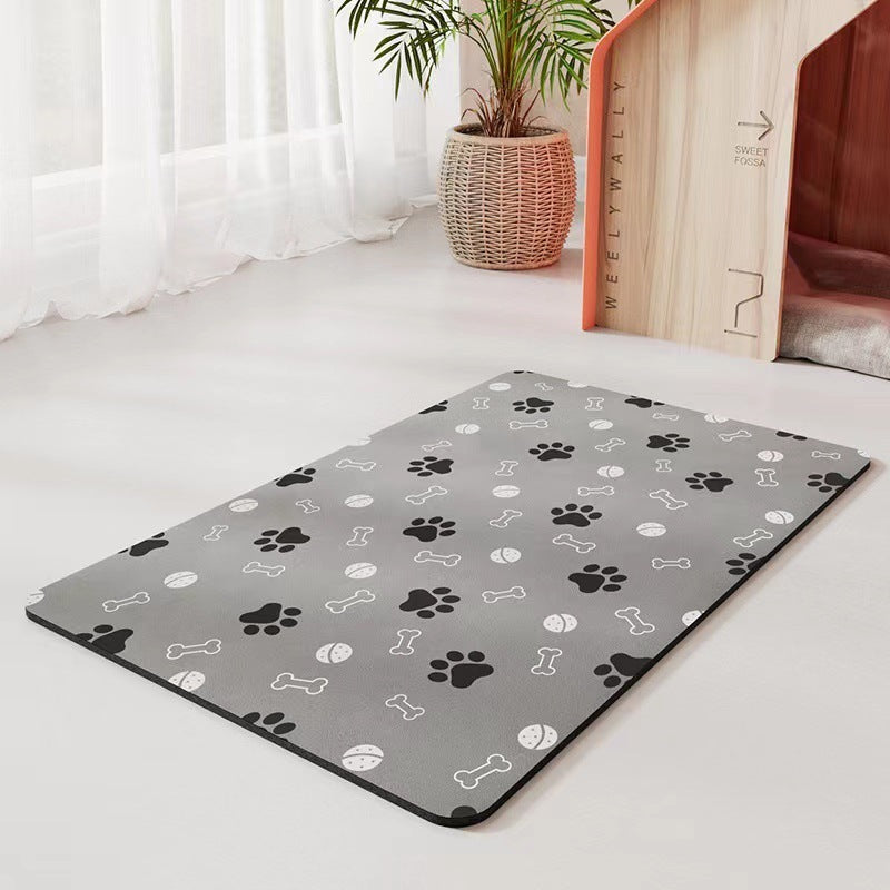 Pet Diatom Ooze Floor Mat Dogs And Cats Eating Mat Spill-proof Waterproof Quick-drying Placemat 29e6425d cbb0 4d86 8e8a 3e8f6
