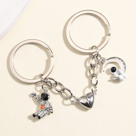 New Spaceman Magnetic Love Couple Girlfriends Keychain 2a178d93 0ddc 49df bb5e d6df09be43a0