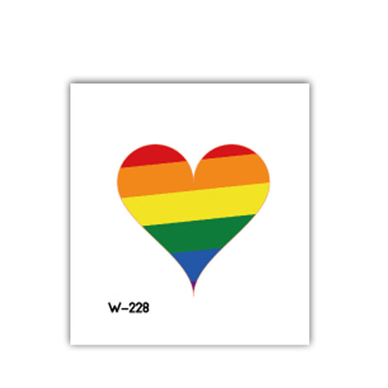 Face Stick Rainbow Geometric Flower Arm Tattoo Sticker 2a38d8d2 a3da 44e5 b72f b06ab04813cb