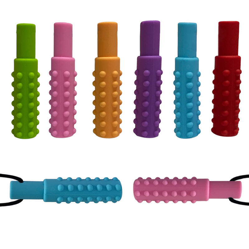 Silicone Mace Shaped Teether Chewing Sensory Necklace 2a3d6f69 5eed 47e6 a20a 05af00e41764