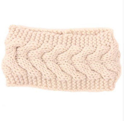 Women's Twist Needle Knitting Female Warm Crochet Wool Headband 2a5815ea f673 44dc ae32 9048d8acc18a