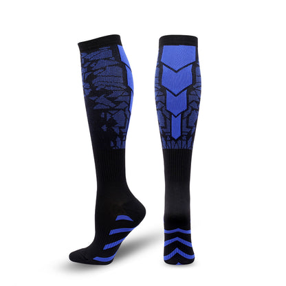 Black Heart Pattern Calf Socks Heart Pattern Running Socks 2a6f8805 8080 44ae 95b0 77979b2691d3