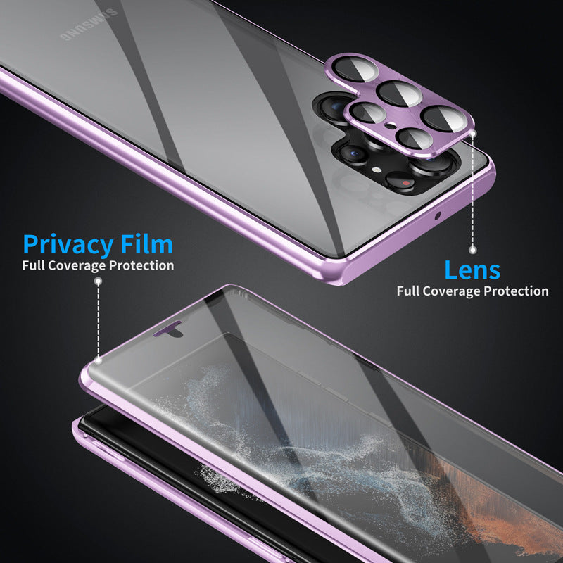 Applicable To S24Ultra Peep-proof Magnetic Mirror Universal Magnetic King Phone Case 2a74b7a1 a9d2 46d6 96bd 773157a39ea5