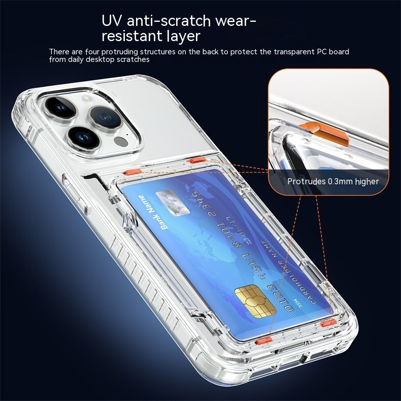 Transparent Phone Case Flip Card Holder 2a8775ea 05a6 426c b38c 571612e4799f