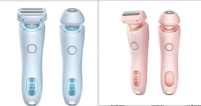 2 In 1 Hair Removal Epilator USB Rechargeable Trimmer Women Body Razor Face Leg Armpit Bikini Hand Pubic Shaver Hair Remover - HD Wireless Product #22